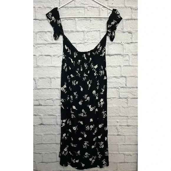 AMUSE SOCIETY Regency Off the Shoulder Midi Dress Floral Print size XS - Picture 6 of 11